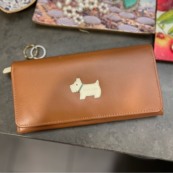RADLEY LONDON ⭐️ Heritage Dog Matinee Wallet ⭐️ Flawless ⭐️ NWT - Picture 12 of 13